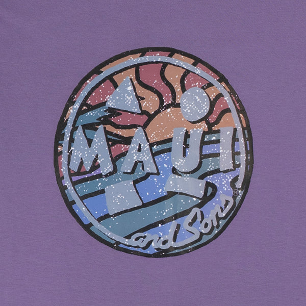 חולצה סגולה מודפסת Maui And Sons גברים S-XXXL