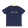 חולצה אוברסייז כחול-נייבי רקומה Yale גברים XS-XXL