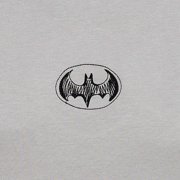 חולצת באטמן אוברסייז עם אפליקציה רקומה גברים XS-XXL