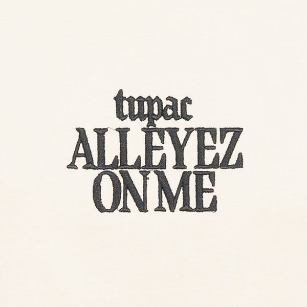 חולצת טופאק שאקור אפליקציה Tupac רקומה גברים