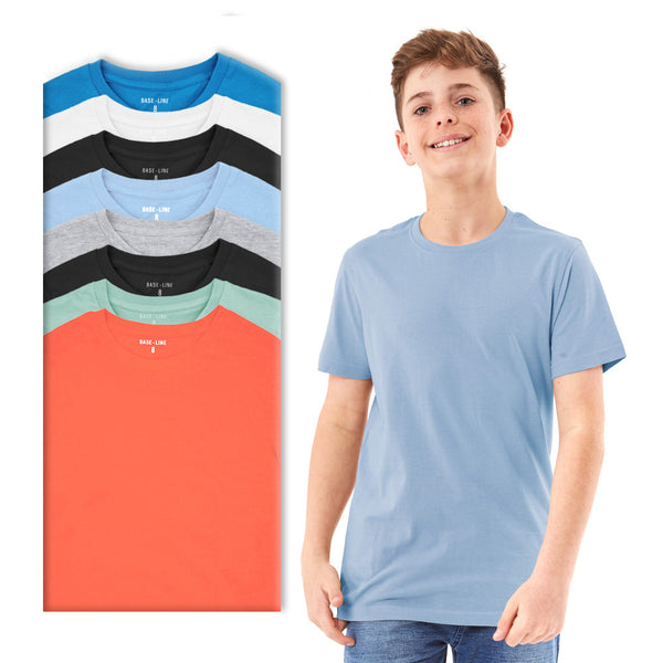 מארז 8 חולצות חלקות צווארון ניקי בנים