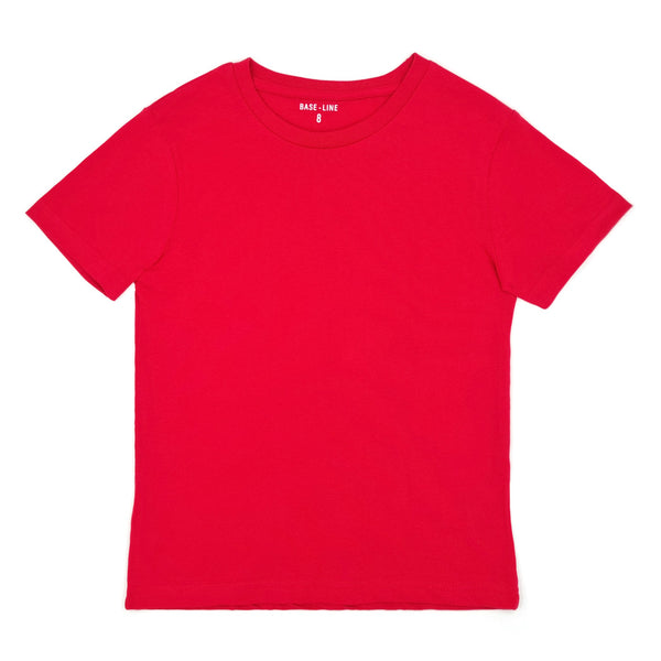 מארז 8 חולצות חלקות צווארון עגול בנים