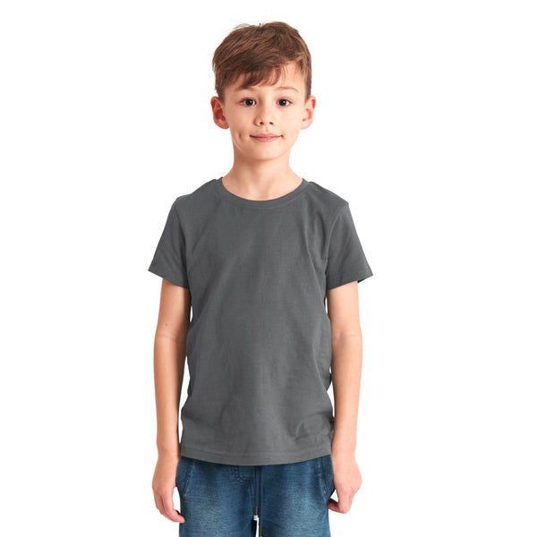 מארז 8 חולצות חלקות צווארון עגול בנים