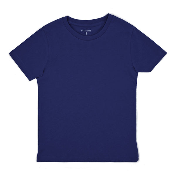 מארז 8 חולצות חלקות צווארון עגול בנים