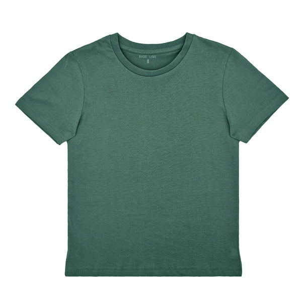 מארז 8 חולצות חלקות צווארון עגול בנים