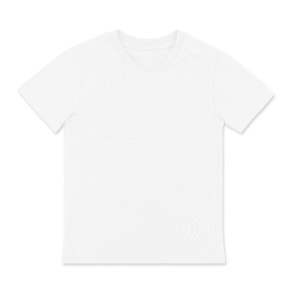 מארז 8 חולצות חלקות צווארון וי בנים