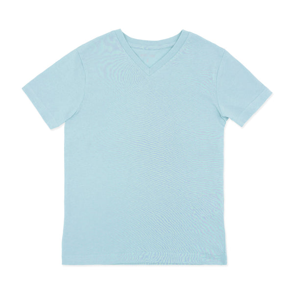 מארז 8 חולצות חלקות צווארון וי בנים