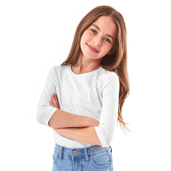 מארז 8 חולצות שרוול 3/4 וצווארון ניקי בנות