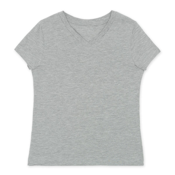 מארז 8 חולצות כותנה קצרות צווארון וי בנות