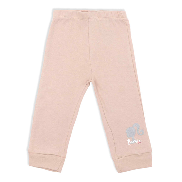 זוג מכנסי ברבי סגול-אפרסק תינוקות בנות