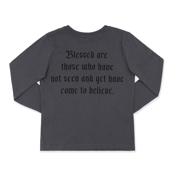 זוג חולצות מעבר מודפסות חום-אפור בנים