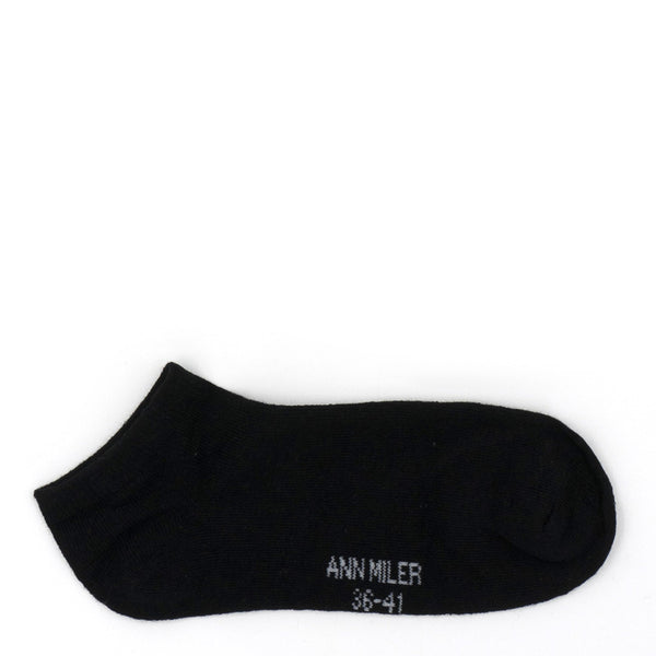 מארז 5 זוגות גרבי קרסוליות שחורות 36-41