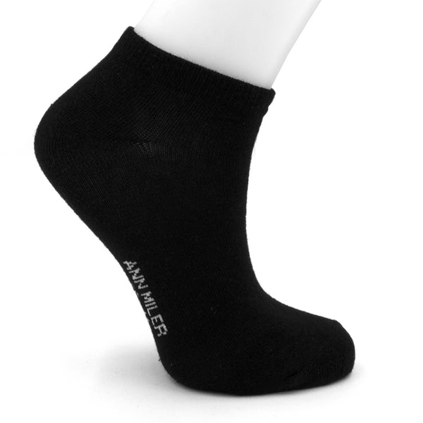 מארז 5 זוגות גרבי קרסוליות שחורות 36-41