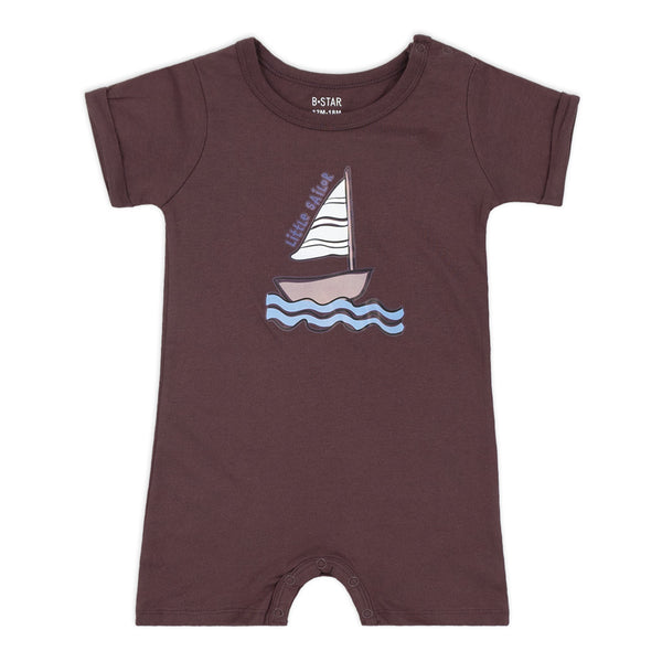 זוג אוברולים סינגל בורדו-אבן