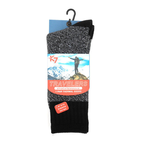 גרבי מטיילים תרמולייט עבות גברים