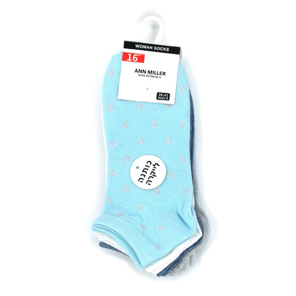 מארז 5 גרביים קרסוליות לורקס