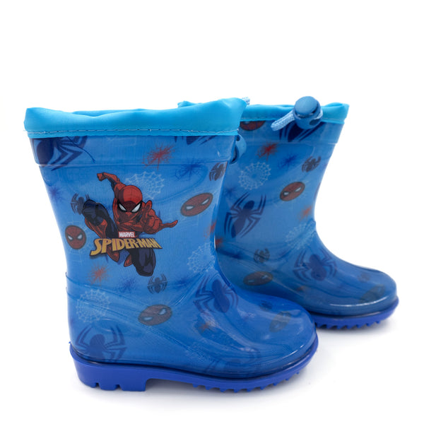 מגפי גשם גומי ספיידרמן עם סגירה