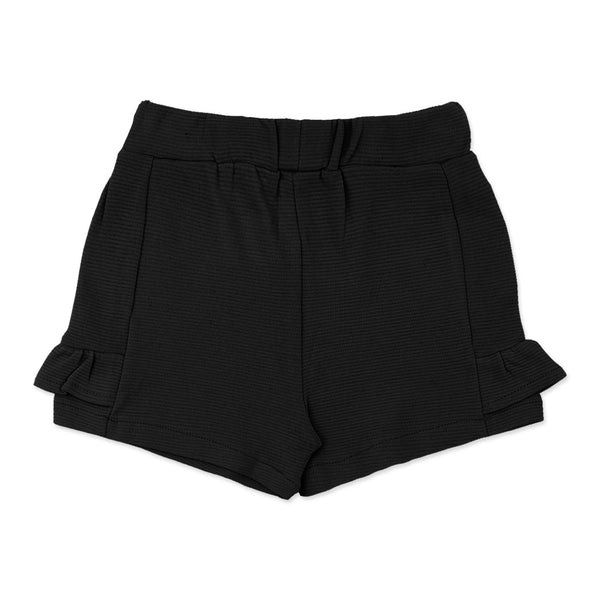 שני מכנסי קווילט עם פפיון מנטה-שחור תינוקות בנות