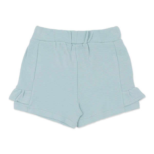 שני מכנסי קווילט עם פפיון מנטה-שחור תינוקות בנות