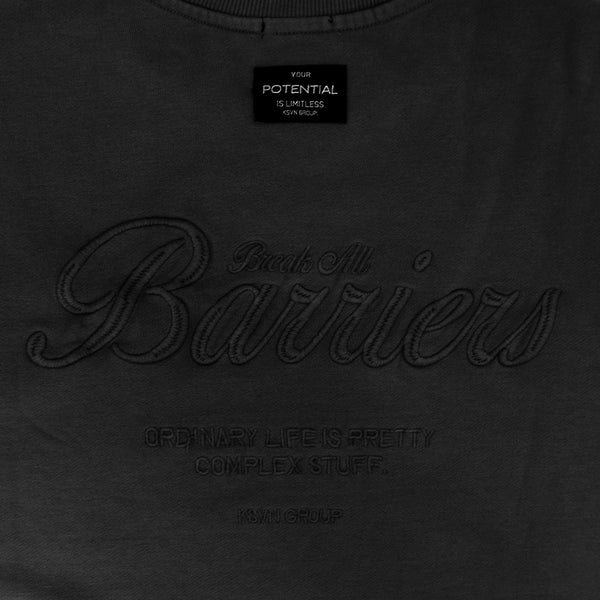 סווטשירט רקום מלפנים ומאחור