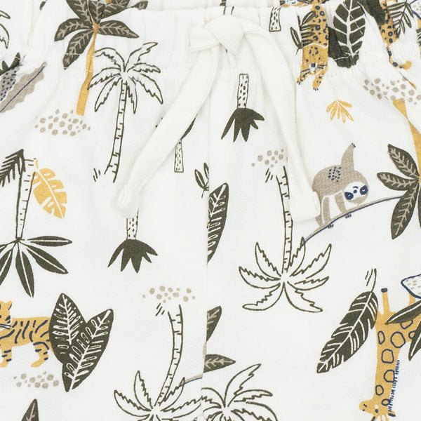 מכנסי פרנץ' טרי עם קשירה תינוקות בנים