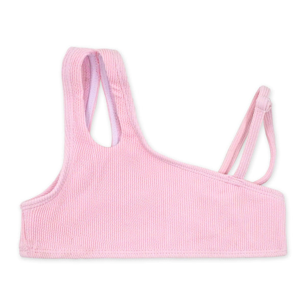 בגד ים ביקיני ריב עם חיתוך בכתף בנות