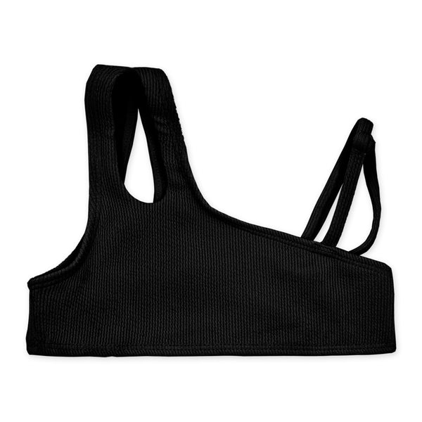 בגד ים ביקיני ריב עם חיתוך בכתף בנות