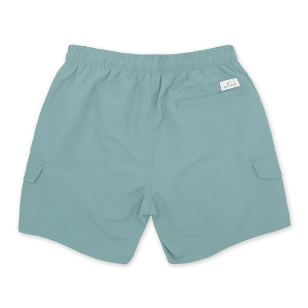 בגד ים דגמח מנטה K7 עם כיסים גברים