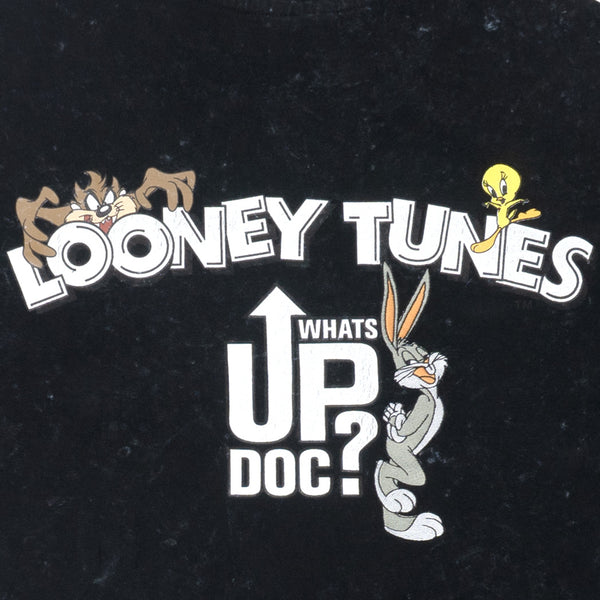 חולצת אוברסייז לוני טונז הדפס ורקמה