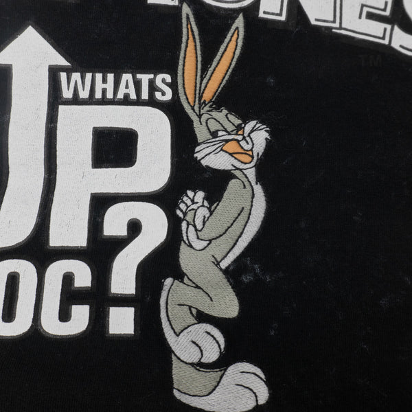 חולצת אוברסייז לוני טונז הדפס ורקמה