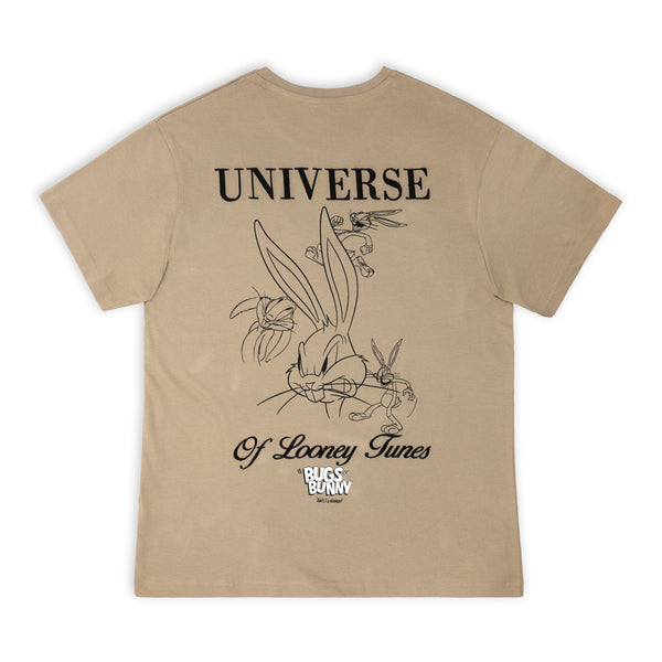 חולצת אוברסייז לוני טונז הדפס ורקמה