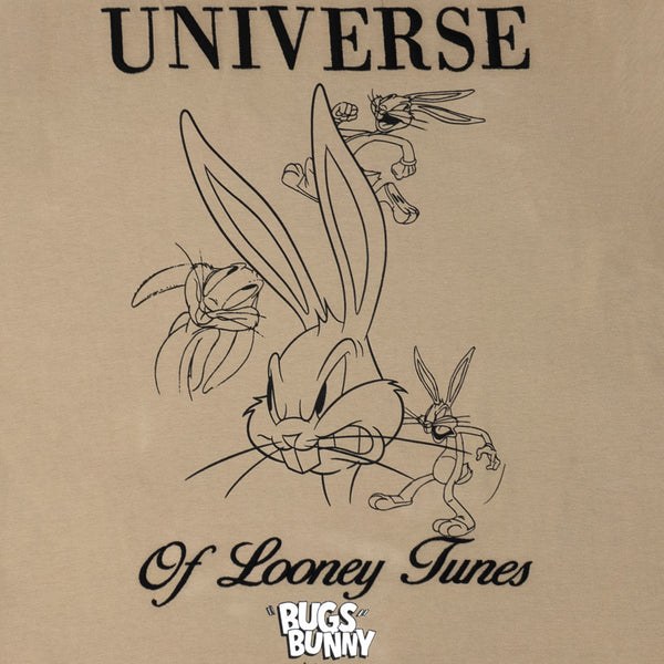 חולצת אוברסייז לוני טונז הדפס ורקמה