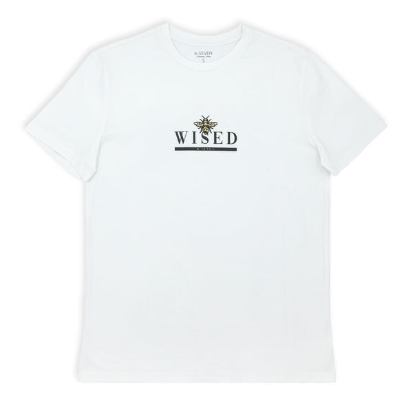 חולצת לייקרה עם הדפס דבורה מובלט