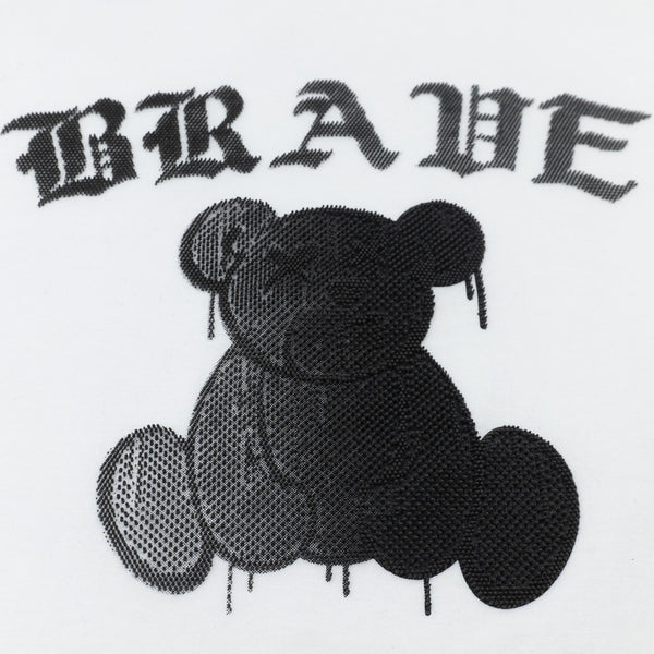 חולצת לייקרה עם הדפס מובלט