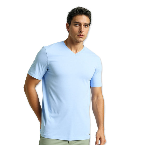 חולצת לייקרה צווארון וי