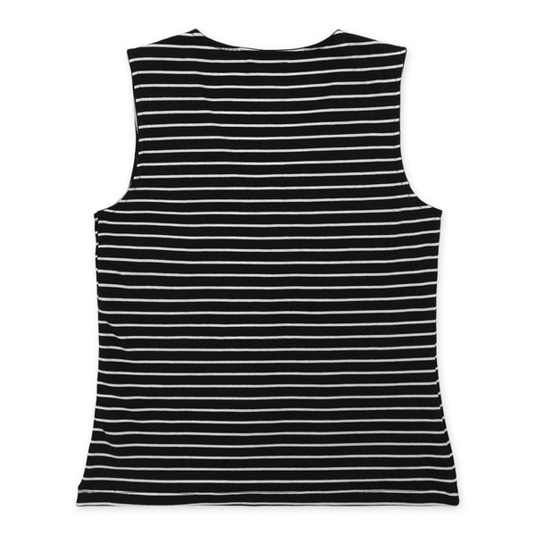 גופיית פסים צווארון וי