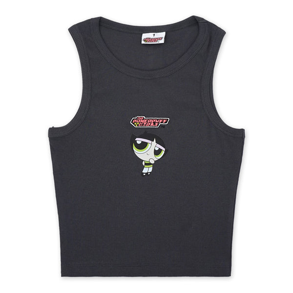 גופיית ריב מודפסת ורקומה The Powerpuff Girls נשים