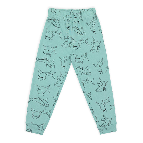 פיג'מה אינטרלוק כרישים