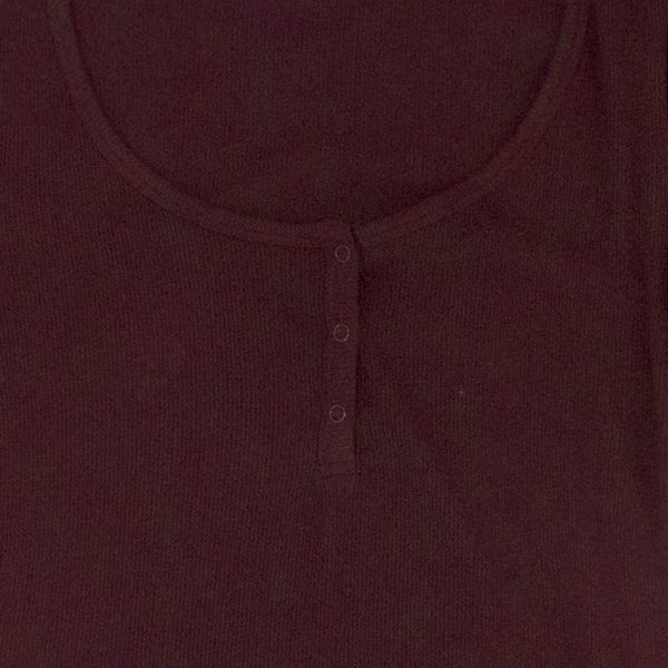 פיג'מה ריב עם חולצת כפתורים