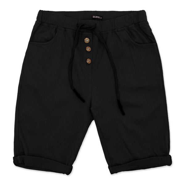 מכנסי שורט כפתורים