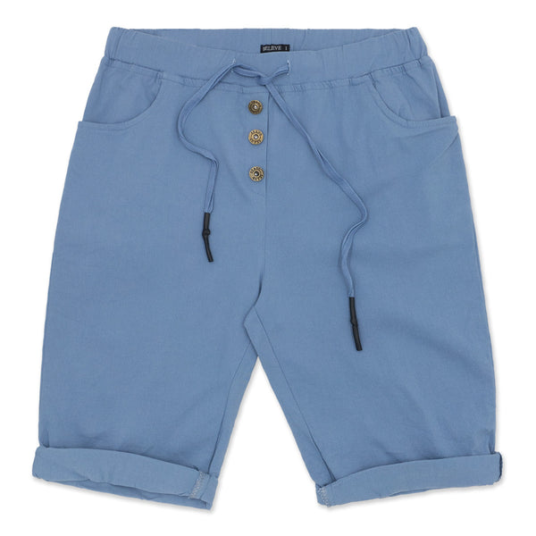 מכנסי שורט כפתורים