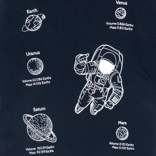 פיג'מה אינטרלוק אסטרונאוט