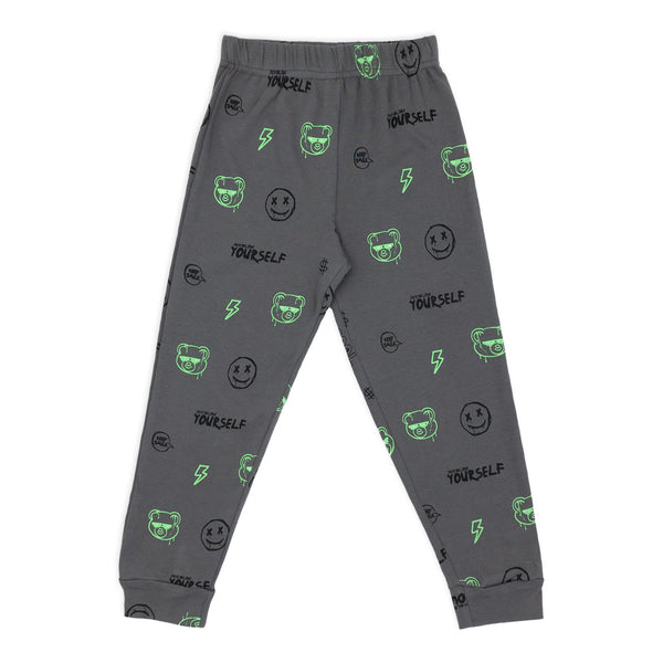 פיג'מה כותנה מודפסת