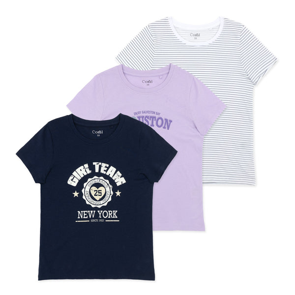 מארז 3 חולצות מודפסות