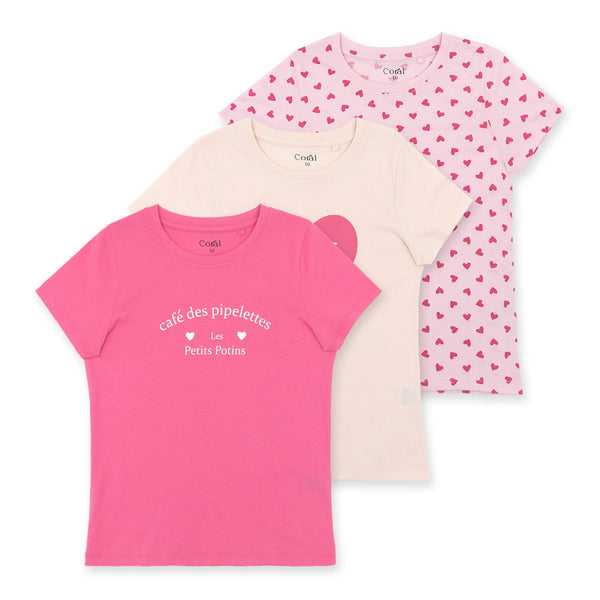 מארז 3 חולצות מודפסות