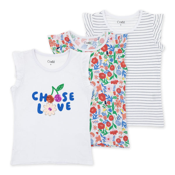 מארז 3 חולצות וולאן מודפסות