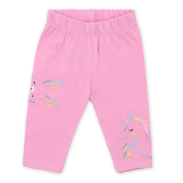 מארז 3 טייץ 3/4 ורוד-פוקסיה-אפור תינוקות בנות