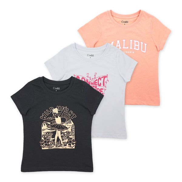 מארז 3 חולצות מודפסות