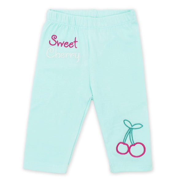 מארז 3 טייץ 3/4 טורקיז-פלדה-אפרסק תינוקות בנות