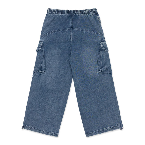 מכנס ג'ינס מדוגם